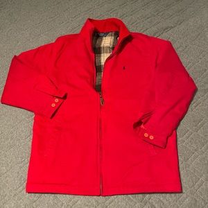 Polo by Ralph Lauren Full Zip Flannel Lined Jacket Mens XL